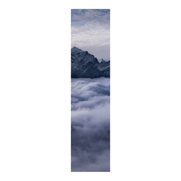Sliding panel curtains set - Sea Of ​​Clouds In The Himalayas
