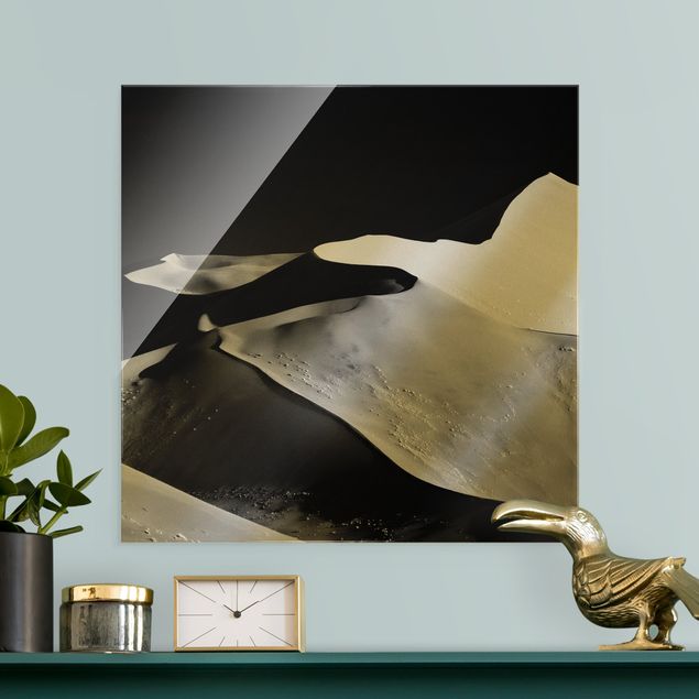 Glass print - Desert - Abstract Dunes