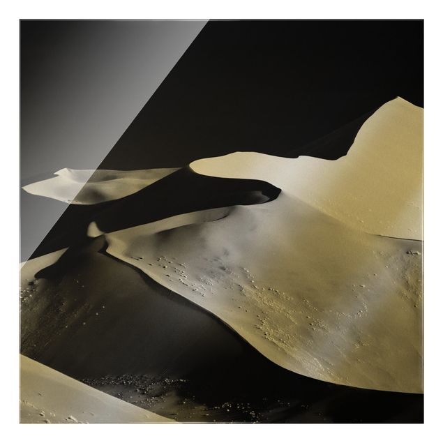 Glass print - Desert - Abstract Dunes