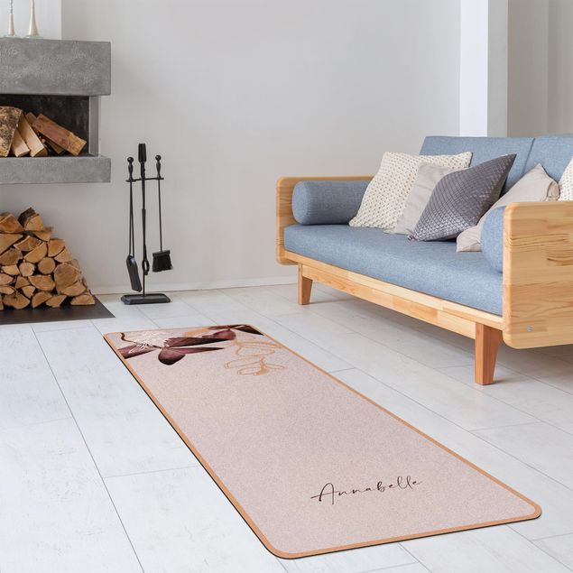 Yoga mat - Customised Name Clover