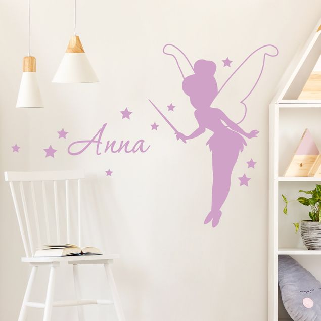 Wall art stickers Customised text Fairy dust