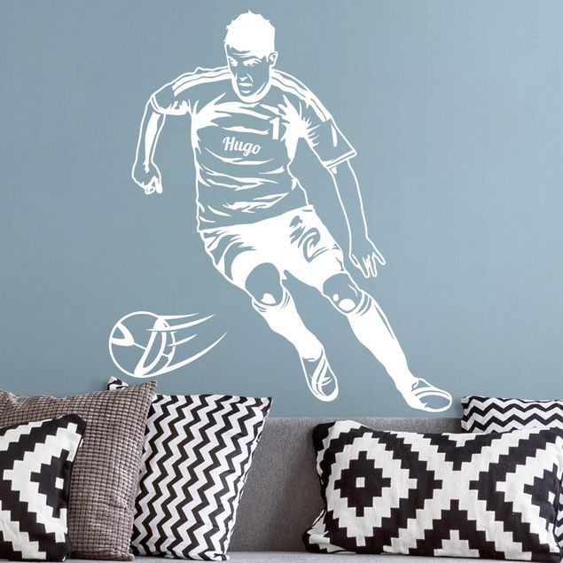 Wall stickers Football Player with Customised Name