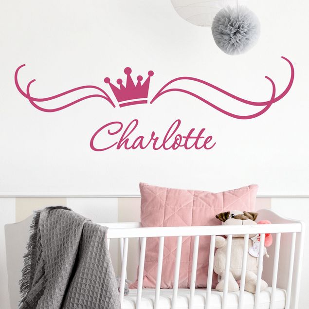 Wall stickers quotes Customised text-crown