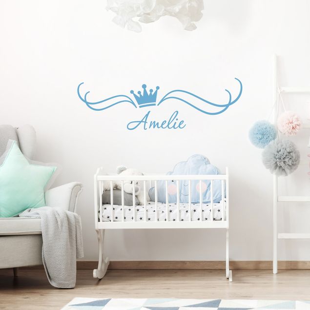 Wall stickers Customised text-crown