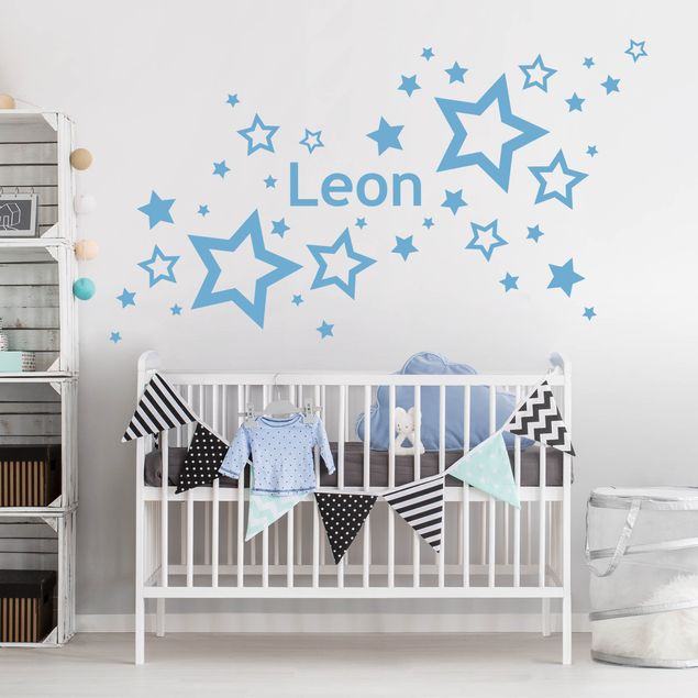 Wall decals quotes Stars With Customised Name