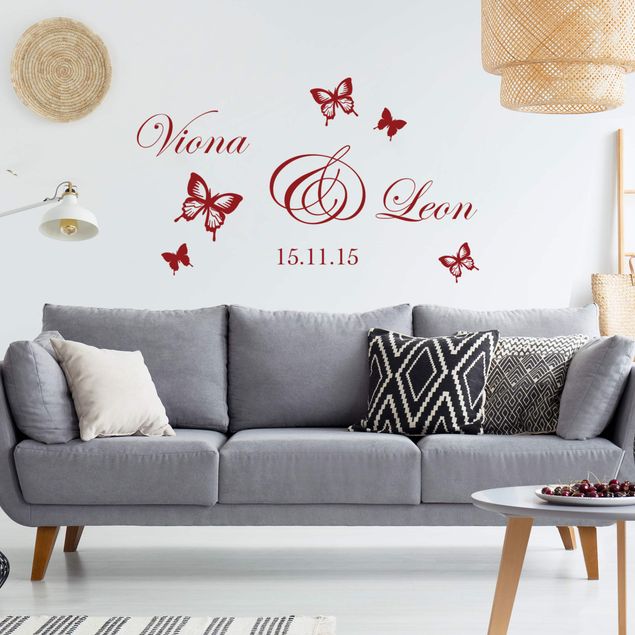 Wall stickers Customised text And Names