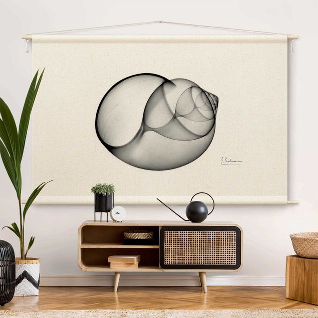 modern wall tapestry X-Ray - Big Periwinkles