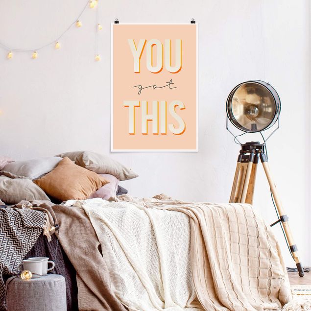 Poster - You Got This Typo Saying