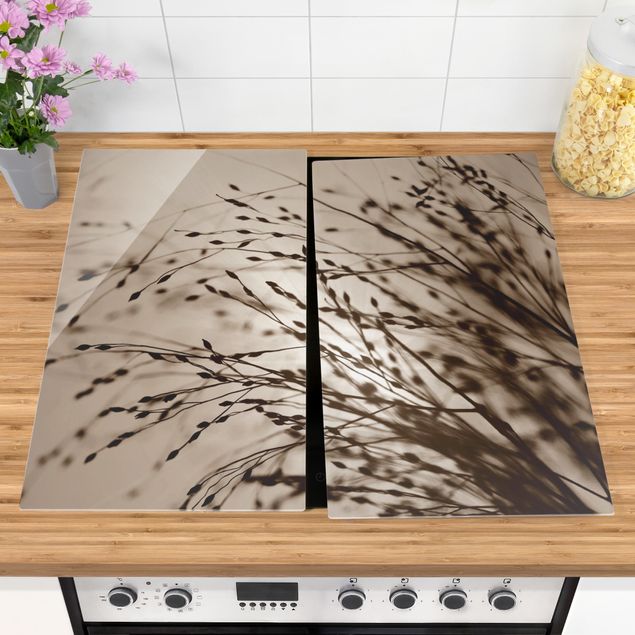 Stove top covers - Soft Grasses In Morning Mist