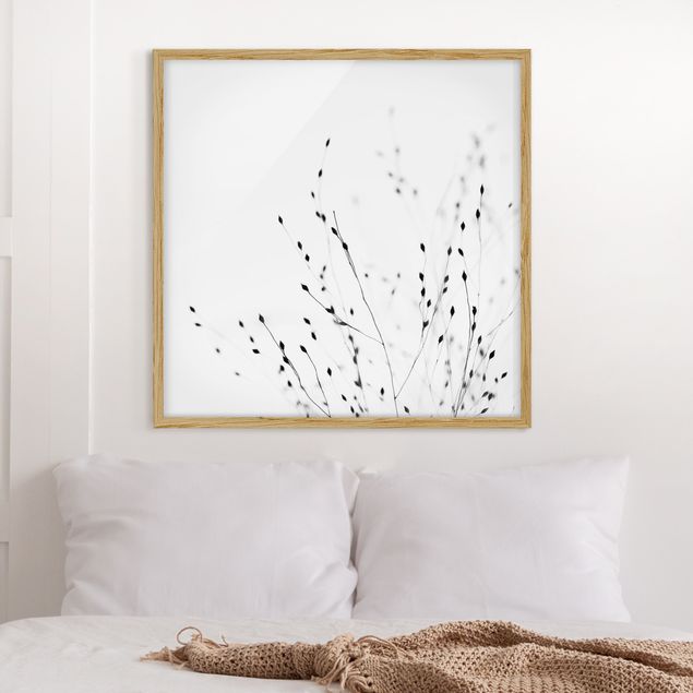 Framed poster - Soft Grasses In Shadow