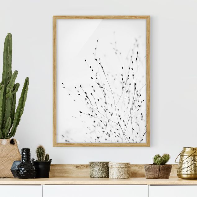 Framed poster - Soft Grasses In Shadow