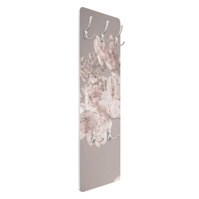Coat rack modern - Delicate White Hydrangea