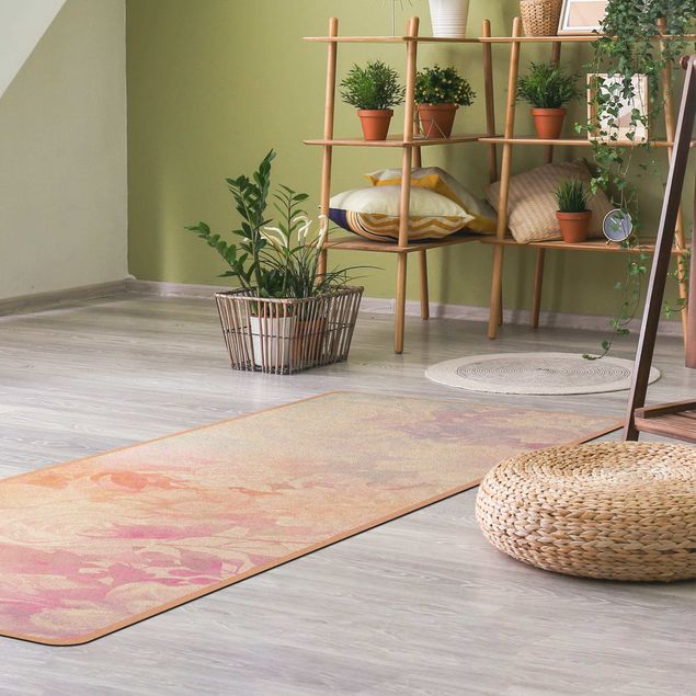 Yoga mat - Delicate Blossom Dream In Pastel