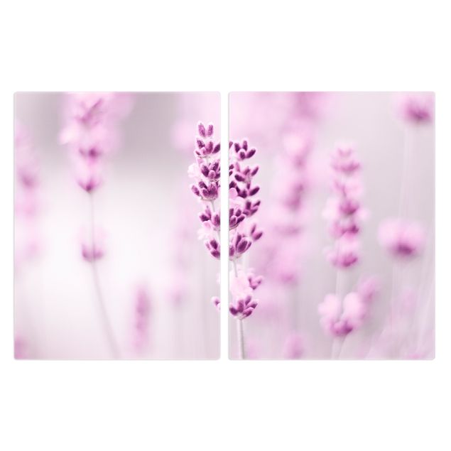 Stove top covers - Pale Purple Lavender