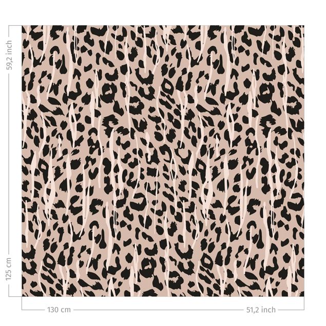 Patterned curtains Zebra Leopard Pattern