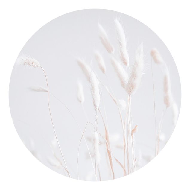Self-adhesive round wallpaper - Pale Romance