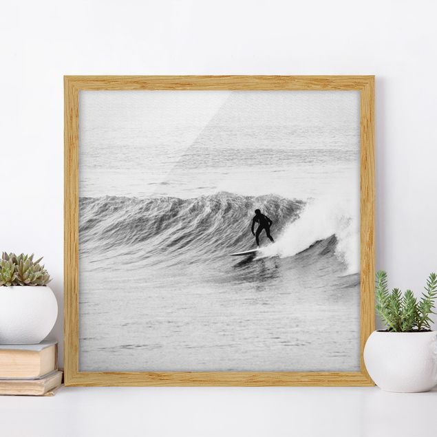Framed poster - Time To Surf