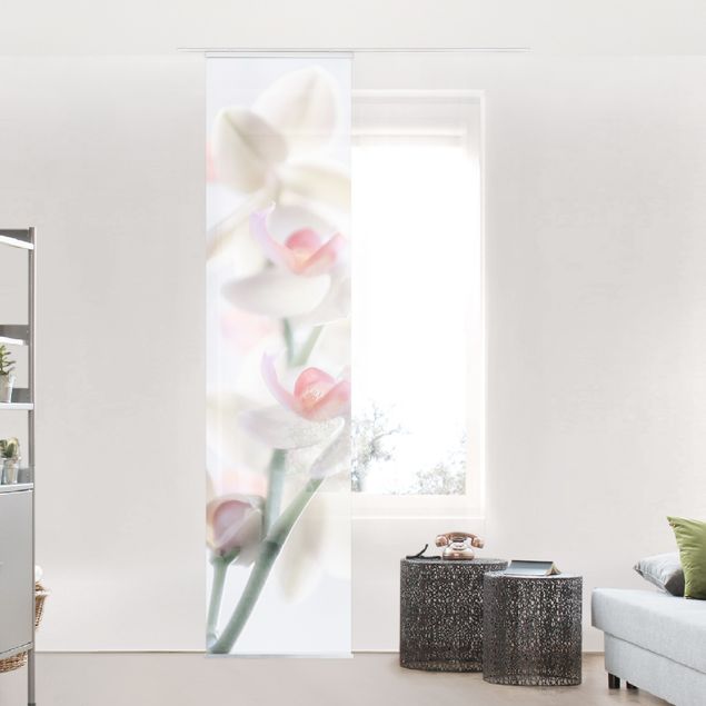 Sliding panel curtains set - Delicate Orchid