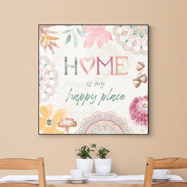 Interchangeable print - Home is my favourite place